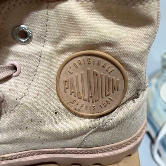 Palladium Blanc Hi soft Pink Boots Shoe Size Womens 7 - Picture 6 of 9